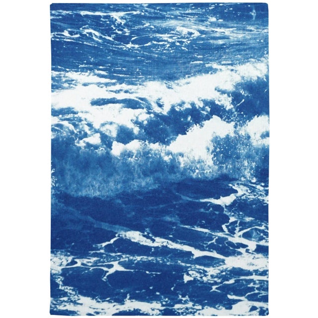 2020s 2020 Australian Landscape Nautical Triptych Cyanotype Print on Watercolor PaperMulti Paneled Art by Kind of Cyan - Set of 3 For Sale - Image 5 of 12