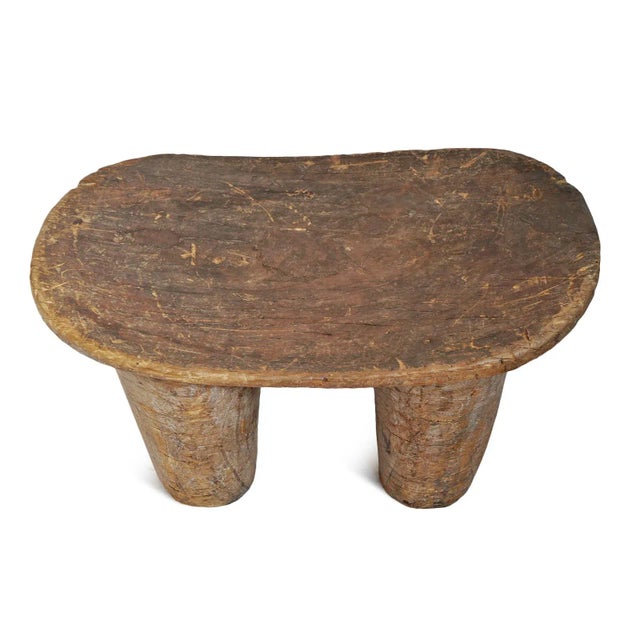 Vintage Senufo Wood Stool For Sale In Los Angeles - Image 6 of 12