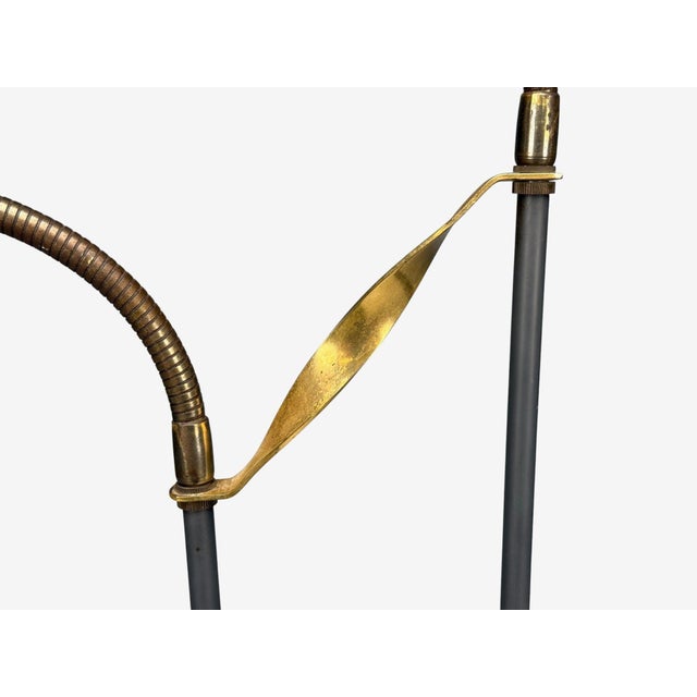 Metal Swedish Modern, Lacquered Metal, Brass, Paper, Sweden, 1900s For Sale - Image 7 of 13