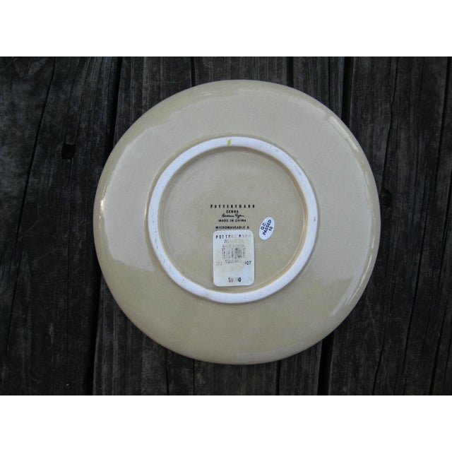 New Pottery Barn Zebra Salad Dessert Plates Set of 8 Chairish