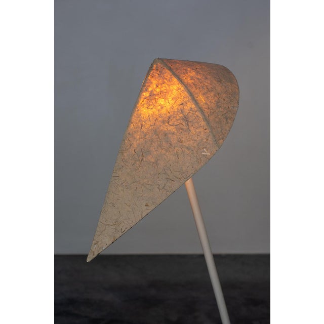 Wood Vintage Wood and Paper Floor Lamp For Sale - Image 7 of 15