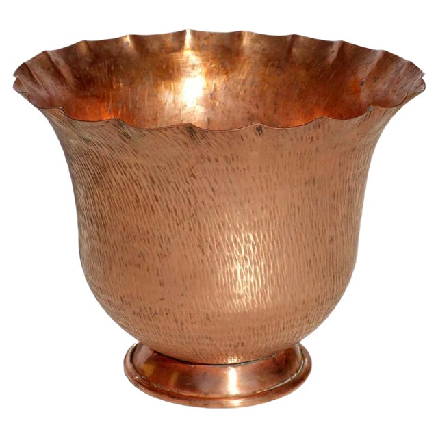 Italian Art Deco Copper Vase by Gio Ponti for Nino Ferrari, 1930s For Sale