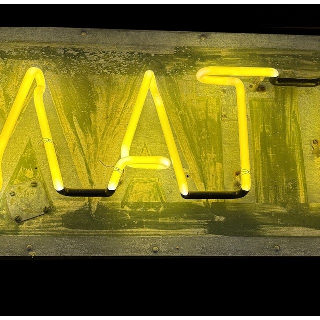 Vintage Industrial Neon “Information” Light For Sale - Image 14 of 15