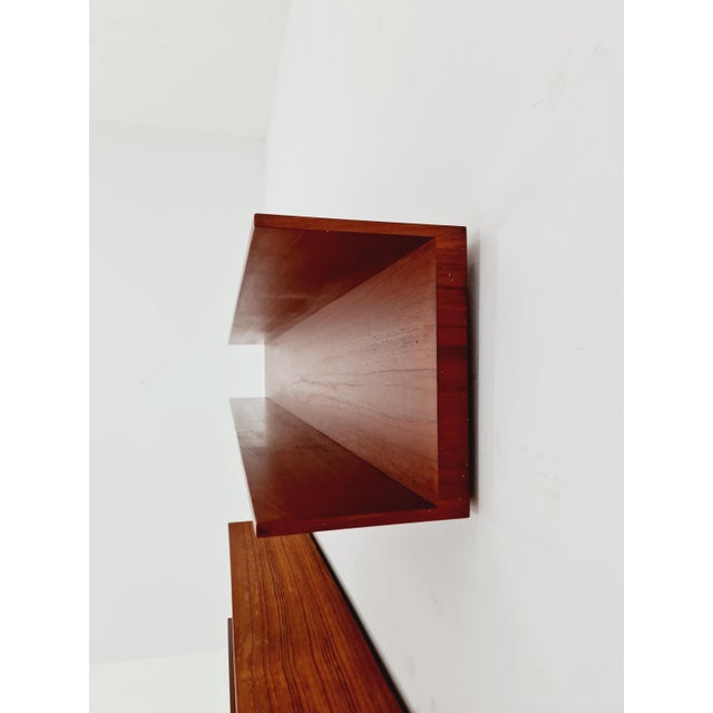 Long German Hanging Shelf by Wilheilm Renz for Walter Renz, 1960s For Sale - Image 14 of 18