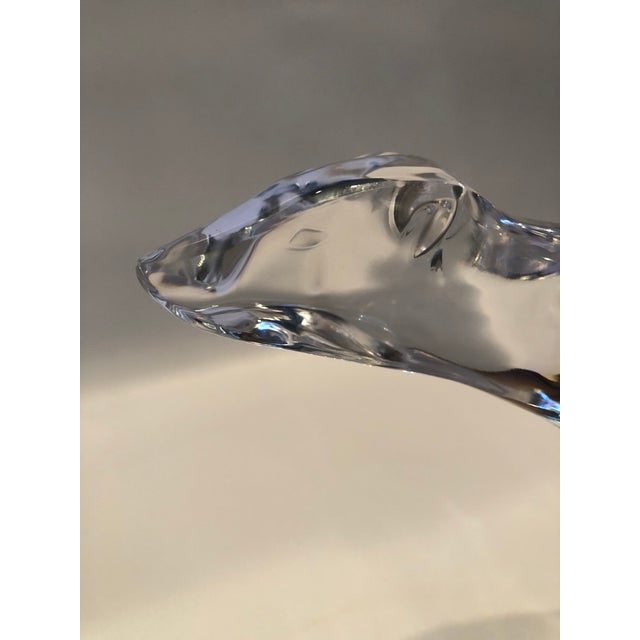 Lalique Vintage French Lalique Crystal Glass Polar Bear For Sale - Image 4 of 10