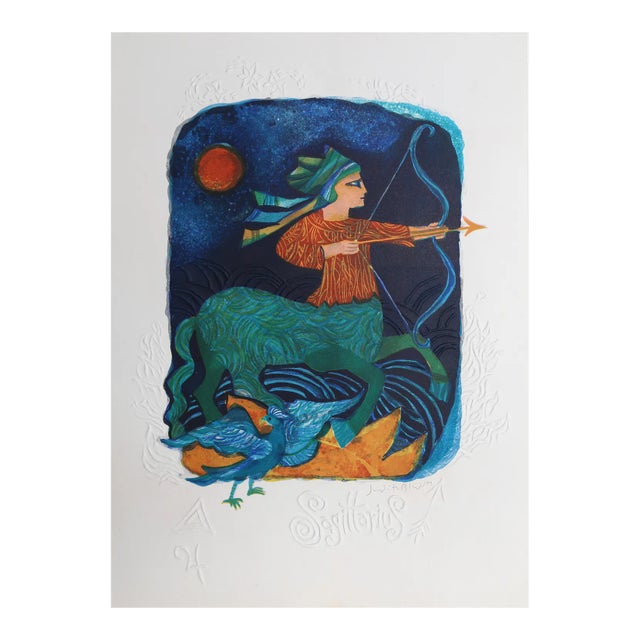 Sagittarius From the Zodiac of Dreams Series, Judith Bledsoe For Sale