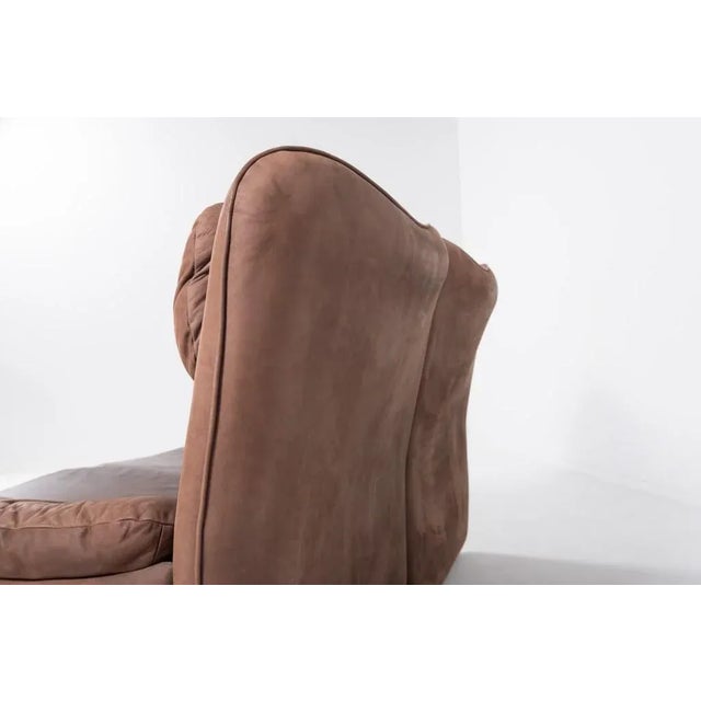 Vintage Aniline Leather 2 Seater Sofa, 1970s For Sale - Image 10 of 14