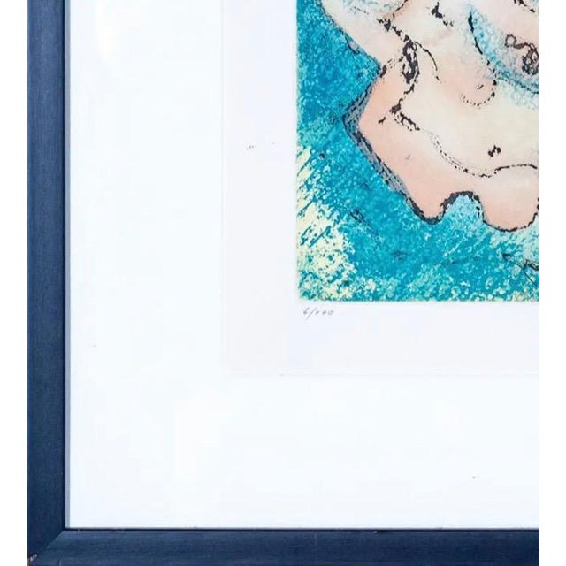 Rare Signed 1973 Dorothea Tanning Surrealist Color Etching en Chair Et en or Limited Edition 6/100 For Sale - Image 9 of 11