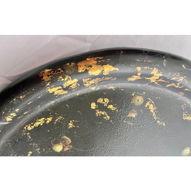 Late 1800s hand crafted papier mache tray by W S Burton. William S. Burton was a prominent London retailer and...