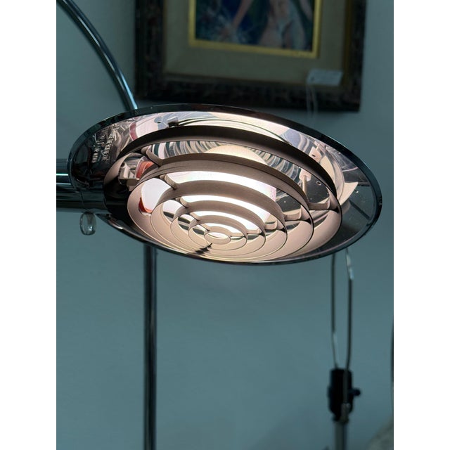 Silver Early 20th Century Stunning Cedric Hartman Chromium Floor Lamps Style CO91 - a Pair For Sale - Image 8 of 18