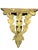 Gilded Acanthus Leaf Demi-Lune Hollywood Regency Wall Shelves, a Pair For Sale - Image 11 of 14