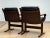 Set of Siesta Dining or Desk Chairs in Black Leather by Ingmar Relling Westnova for Westnofa, 1960s For Sale - Image 6 of 11