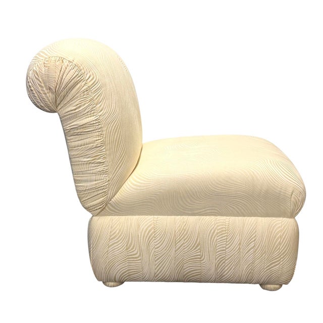Directional Soufflé Slipper Chair For Sale In Miami - Image 6 of 9