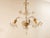 Gold Venetian Murano Glass Chandelier For Sale - Image 8 of 18
