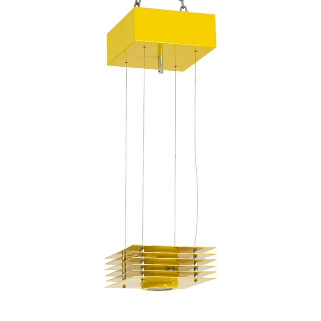 Hikari Suspension Lamp by Ettore Sottsass for Skipper, 1970s For Sale