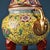 Late 20th Century Yellow Famille Rose Porcelain Censer With Gilt Handles and Lion Finial For Sale - Image 10 of 10