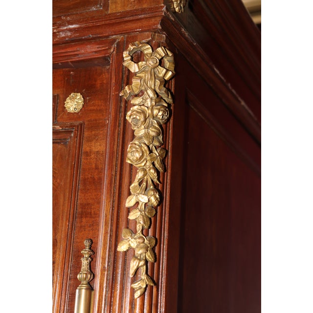 Attributed to Francoise Linke Locks Signed Divivier Paris Louis XVI Armoire For Sale - Image 17 of 18