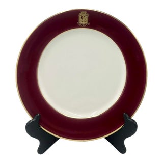 Vintage St. Moritz Switzerland Charger Plate 10.5" For Sale