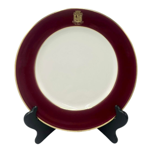 Vintage St. Moritz Switzerland Charger Plate 10.5"