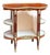 French Louis XVI Style Oval Étagère Table – Gilt Bronze & Brass Accents With Tiered Shelves For Sale