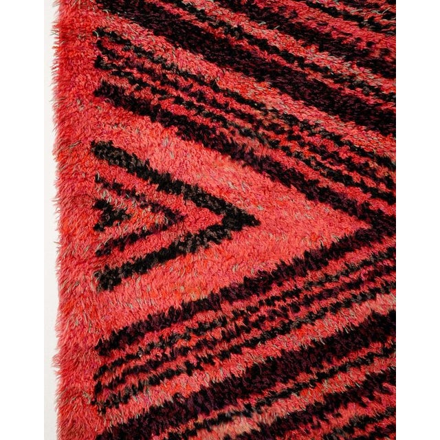 1940s Vintage Swedish Pile Wool Rug by Barbro Nilsson for Märta Måås Fjetterström, 1940s For Sale - Image 5 of 6