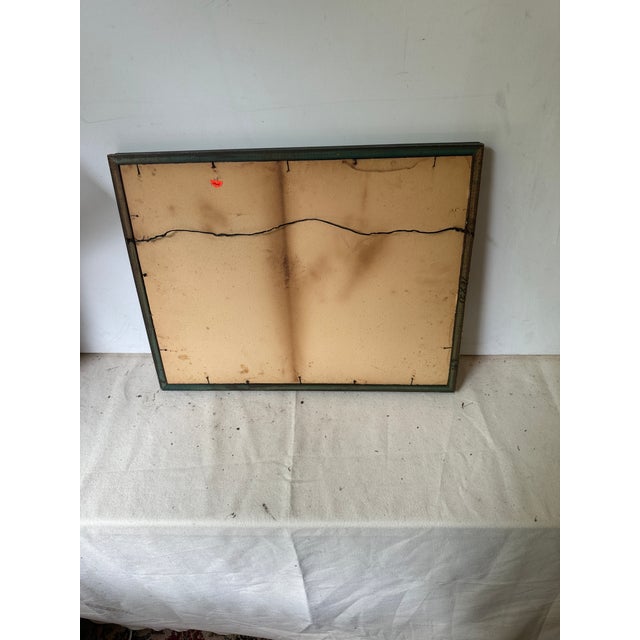 1970s Framed Print of Stone Bridge and Lake, Signed by Artist For Sale - Image 9 of 9