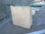 1970s Postmodern Brass & Glass Pedestal Console Sofa Table in Tessellate Stone For Sale - Image 5 of 12