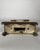 Stone Charles X Style Mantelpiece Set with Horse Clock and Pair of Casseroles For Sale - Image 7 of 12