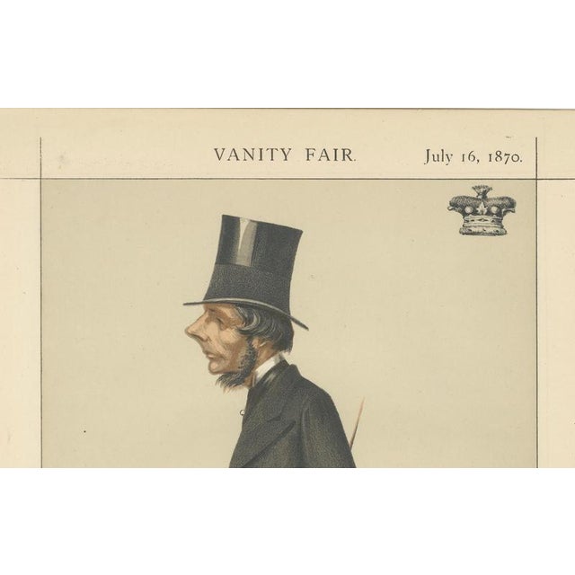 Vanity Fair, Industrial Magnate Statesmen Caricature, 1870, Paper For Sale - Image 4 of 10