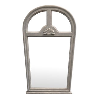 Gray Finish French Mirror For Sale