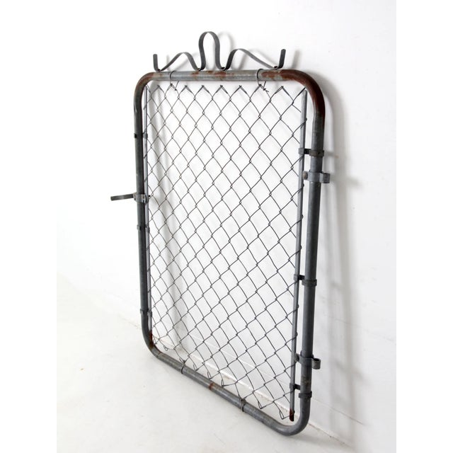Mid 20th Century Mid-Century Galvanized Gate Door For Sale - Image 5 of 6