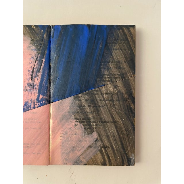 Vintage Abstract Mixed Media Book Art by Irwin Susskind For Sale - Image 4 of 6