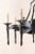 Black French Mid-20th Century Iron Ring Chandelier With Eight Torch-Shaped Lights For Sale - Image 8 of 10