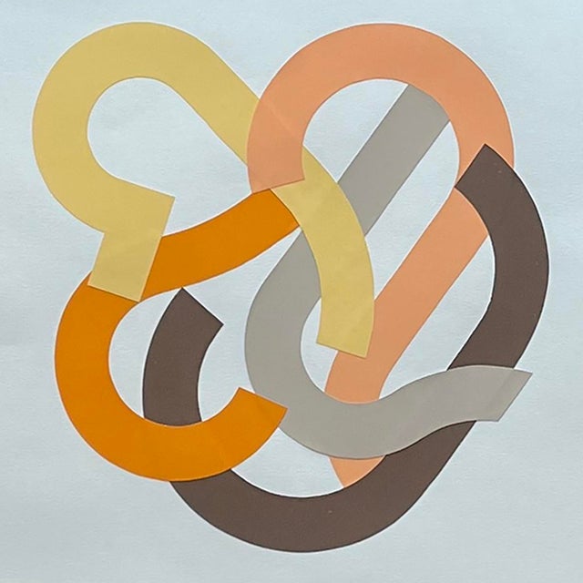 Roland Thompson [American, b. 1970] Yw-T2 , 2014 Collage on paper Sheet size: 15 x 15 inches Frame size: 19 1/2 x 19 1/4...