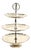 Silver Plate Cake Stand 3 Tiered Afternoon Tea For Sale