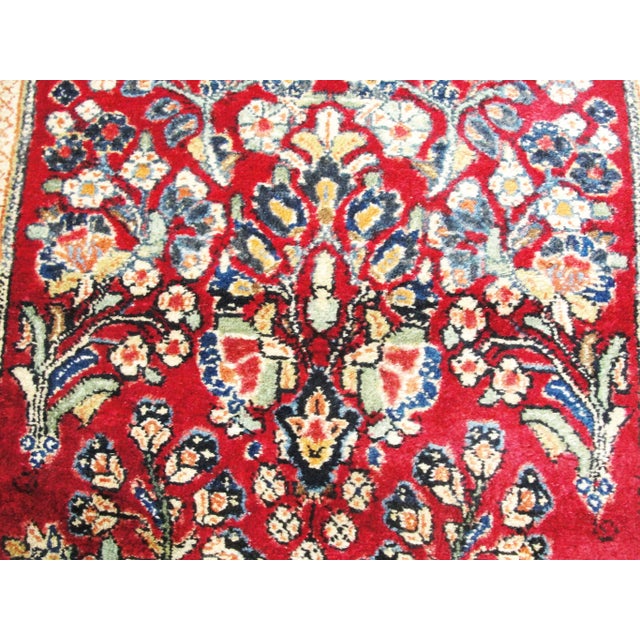 Antique Sarouk Rug, C-1920, Excellent Condition #11787 31"x 126" For Sale - Image 11 of 11