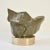 Vintage Moss Green Marble Sculpture on Bronze Plinth by Alice Ward, 1960s For Sale - Image 6 of 10