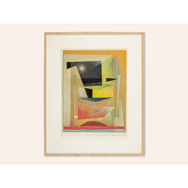 Peter Foeller, Light Source, Color Serigraph, Framed For Sale - Image 12 of 12