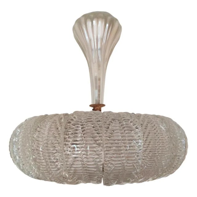 Suspension Lamp by Barovier & Toso, 1950s For Sale - Image 9 of 10