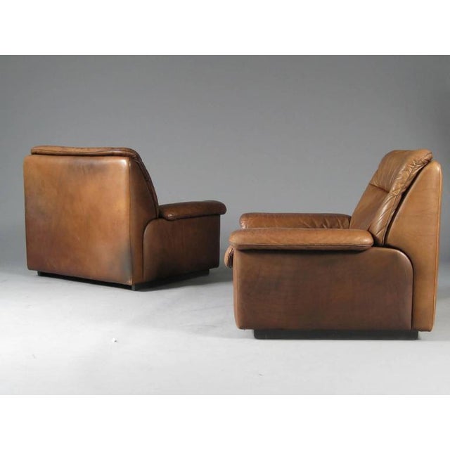 Leather Club Chairs And Ottoman By De Sede Of Switzerland Set Of