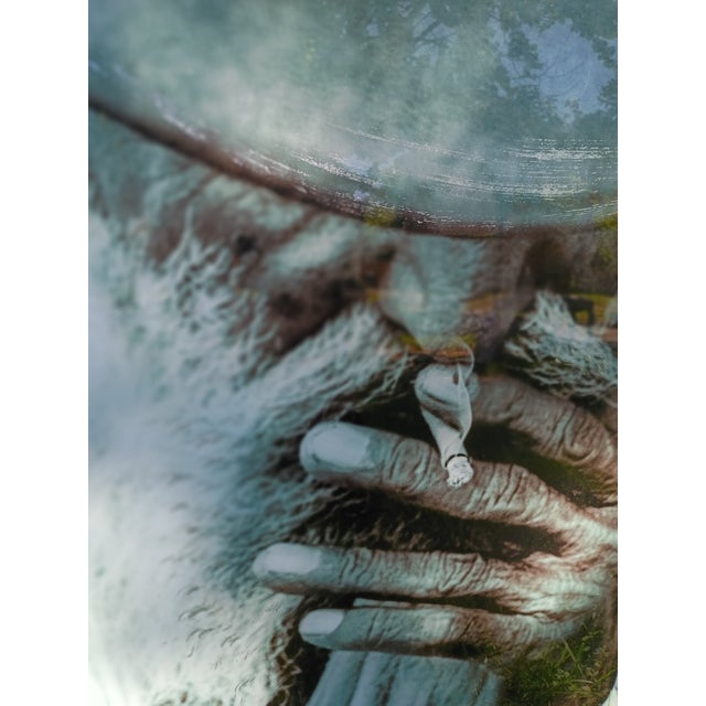 Metal Huge 4' X 3' High-Def Metal Wall Art - Modern Gritty Portrait For Sale - Image 7 of 9