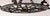 Metal Large Circular Wrought Iron Chandelier, France, 1940 For Sale - Image 7 of 9