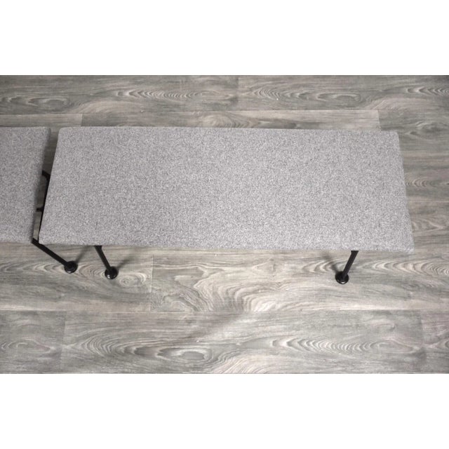 1950s Lee Woodard Iron Bench For Sale In Boston - Image 6 of 10