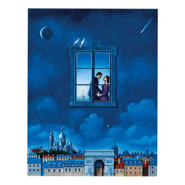 Rafal Olbinski, Window-Paris, 2024, Giclée Print For Sale