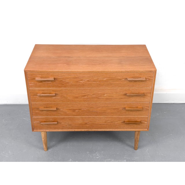 Feldballes Møbelfabrik Danish Oak Chest of Drawers by Kai Kristiansen for FM Møbler, 1960s For Sale - Image 4 of 16