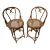 Thonet Bentwood Cane Rattan and Wicker Barstools - a Pair For Sale