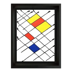 Alexander Calder Original Lithograph, 1966 W/Custom Frame
