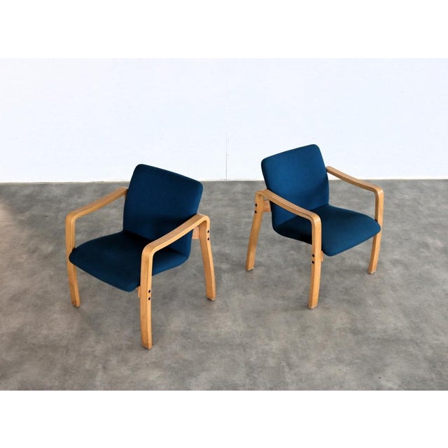 Wood Vintage Armchair, Sweden, 1980s For Sale - Image 7 of 9