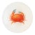 Glass Trinket Dish, Orange Crab For Sale