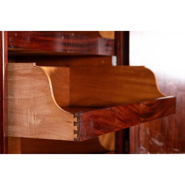 Large 19th Century English Mahogany Breakfront Compactum Wardrobe Set, 1880, Set of 5 For Sale - Image 10 of 17